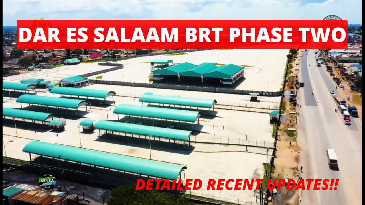 Detailed tour of Tanzania's $159m Dar es Salaam BRT phase II project progress and all flyovers.