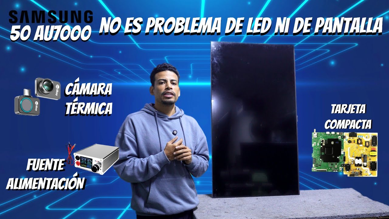 SAMSUNG #50AU7000 - NO ENCIENDE // NO ES PROBLEMA DE LED NI DE PANTALLA.
