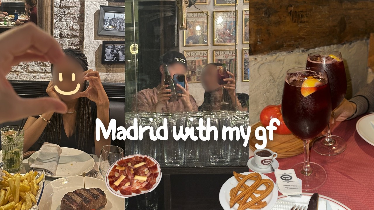 🇪🇸 I Traveled to Madrid with My Girlfriend 👩🏽‍❤️‍💋‍👩🏻 Ep.1 | lesbian couple 