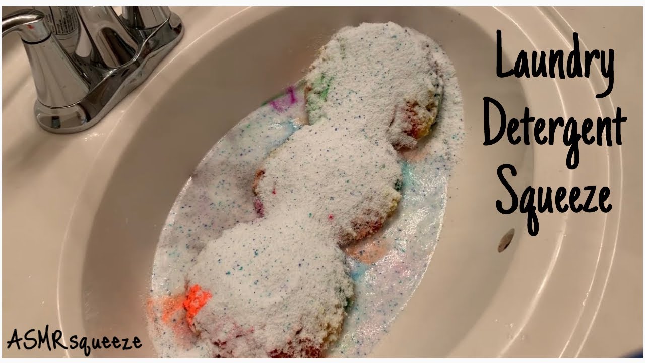 Surprise Laundry Detergent Squeeze/ASMRsqueeze