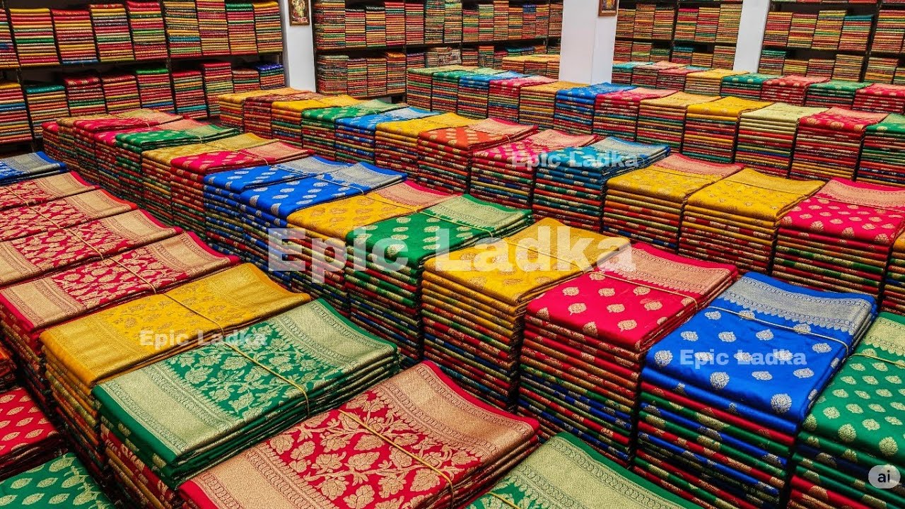 Banarasi Silk Saree | Silk saree manufacturers in surat | Surat saree wholesale market