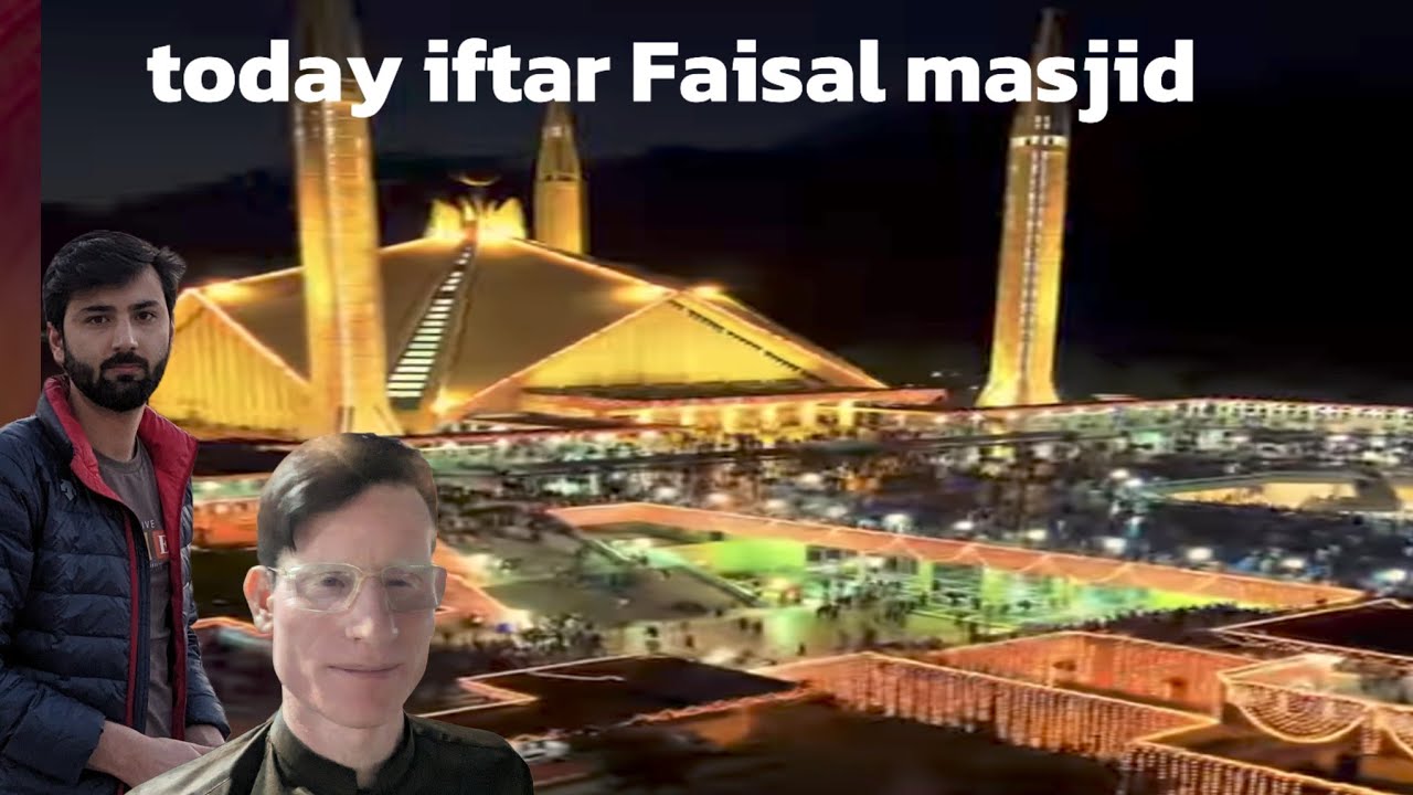 Today roza iftar Faisal masjid #Faiisalmasque