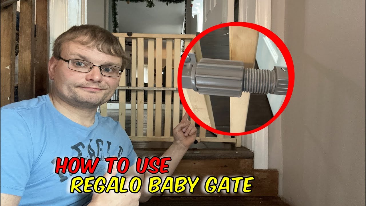 How to use Regalo baby gate