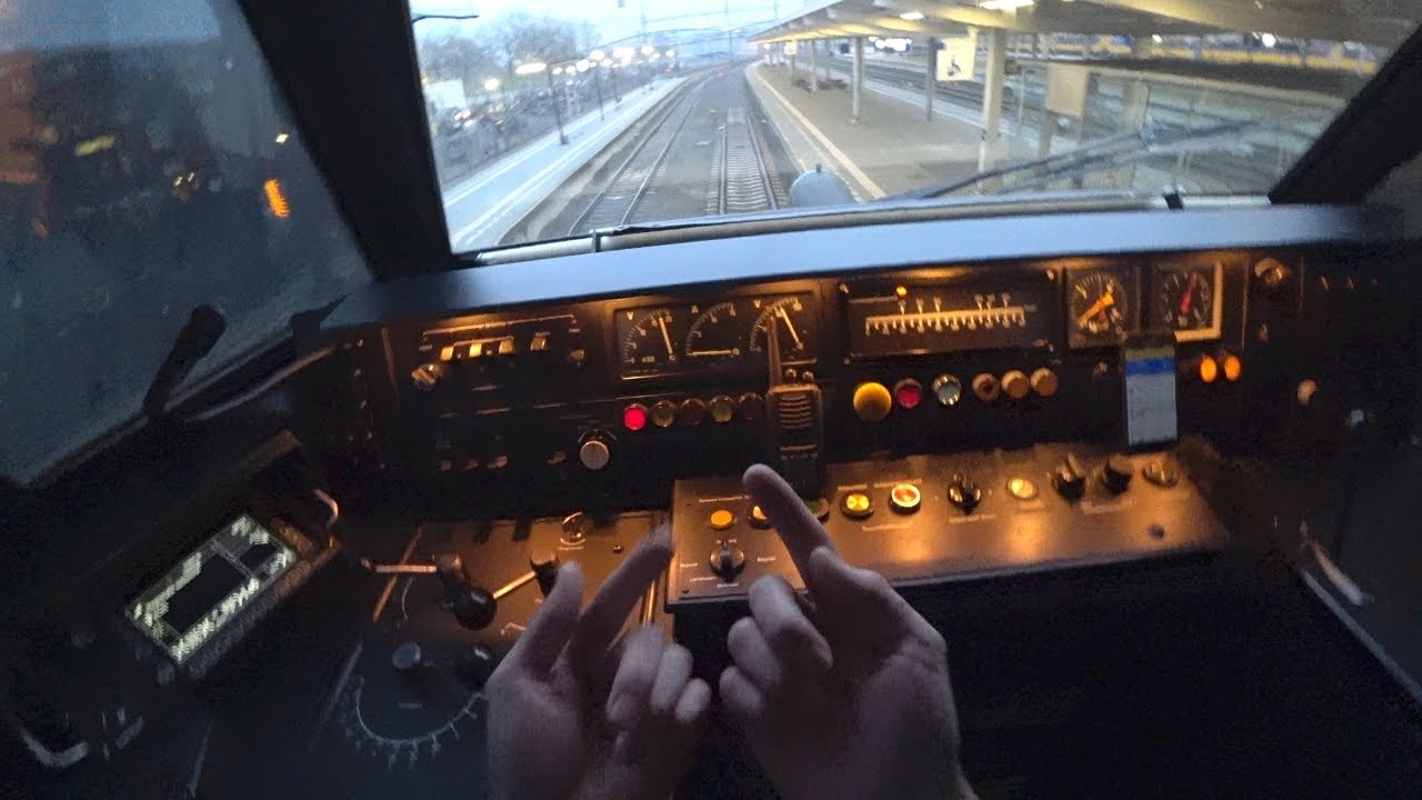 Train Driver's POV Zwolle - Groningen ICM 2018 manueel fluiten