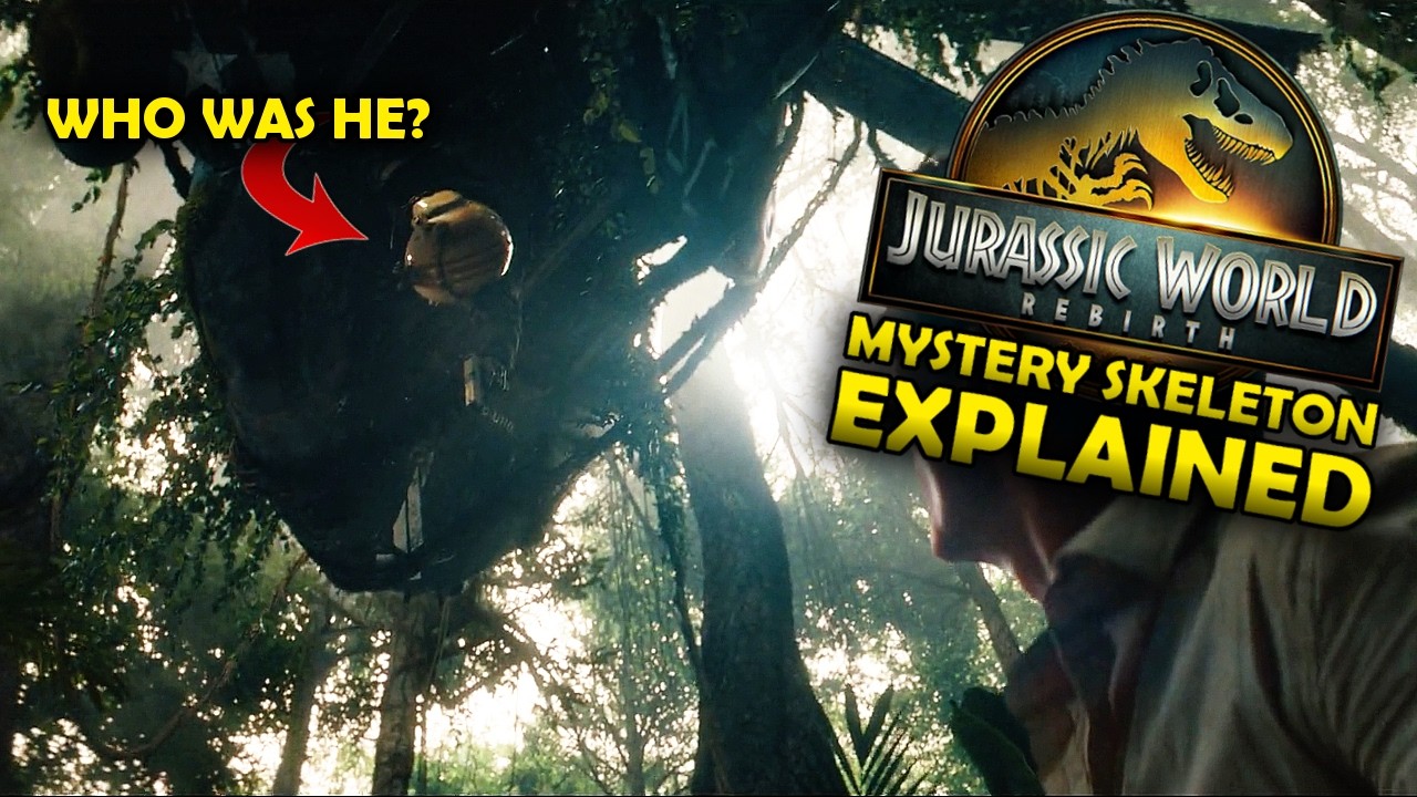 THE DARK STORY BEHIND THIS SKELETON IN JURASSIC WORLD REBIRTH!