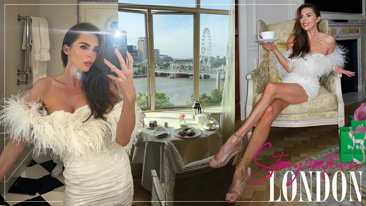 A night at the Savoy London & finally moving into my new apartment | Laura Blair