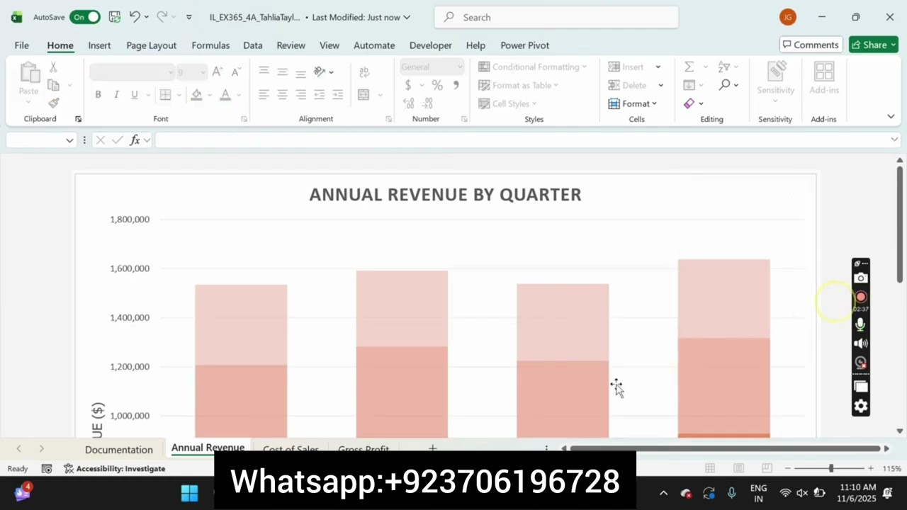 Illustrated Excel 365 | Module 4: SAM ProjectA Road Runner Cycling