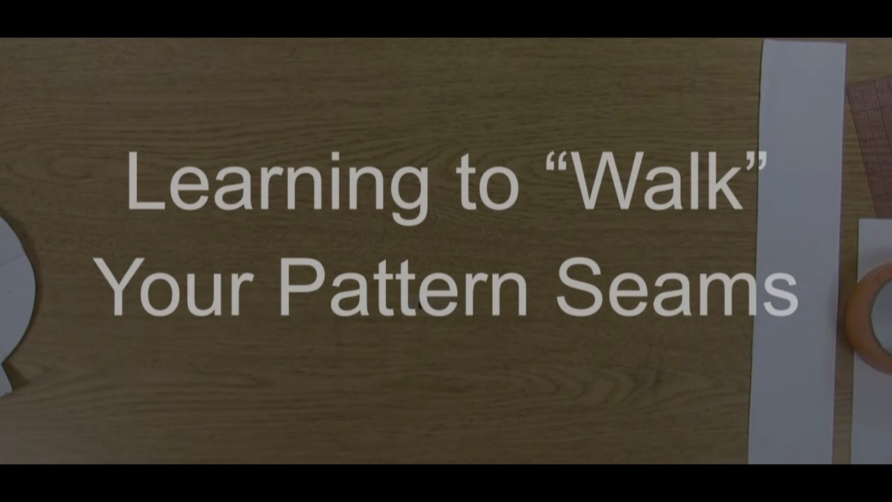 How to Walk a Pattern | Patternmaking