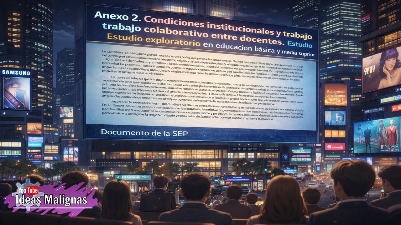 idM 4ta Sesión 2526: Anexo 2. Condiciones institucionales y trabajo colaborativo entre docentes