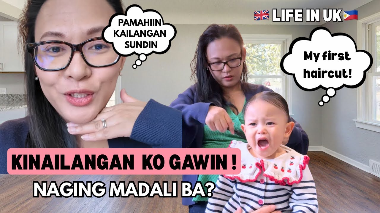 🇬🇧 🇵🇭 KINAILANGAN KONG GAWIN ITO ! |  HINDI NAGING MAHIRAP PERO MUNTIK NA HINDI MATAPOS 💇🏻‍♀️