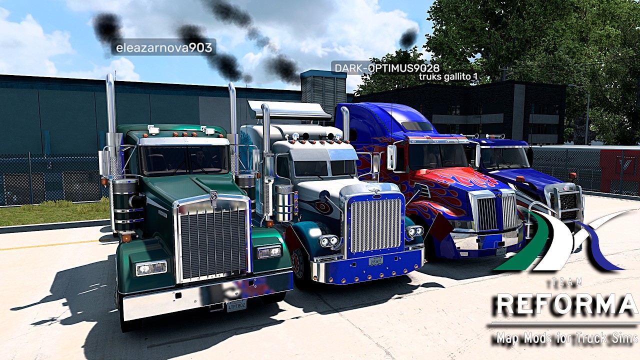 American Truck ruta con los buñuelos del volante