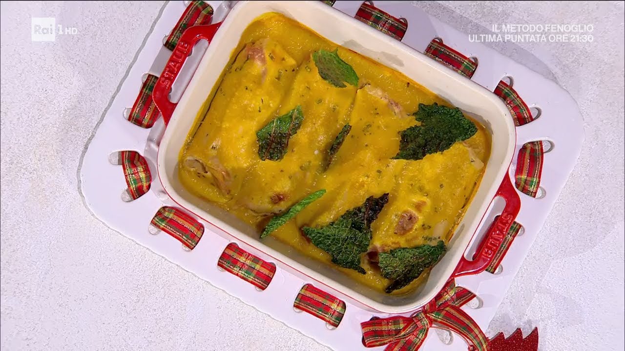 Crespelle di ceci con baccalà e verza - E' sempre Mezzogiorno 11/12/2023