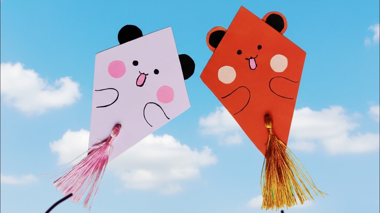 Cute Bubu Dudu Kites | DIY Valentine's Day Crafts