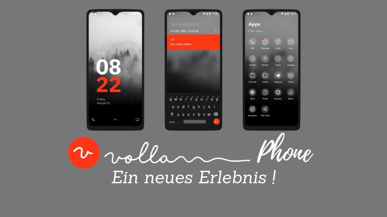 Volla Phone I Ein neues Erlebnis ! I Bedienkonzept, Datenschutz und Privatsphäre ! I deutsch I 2021