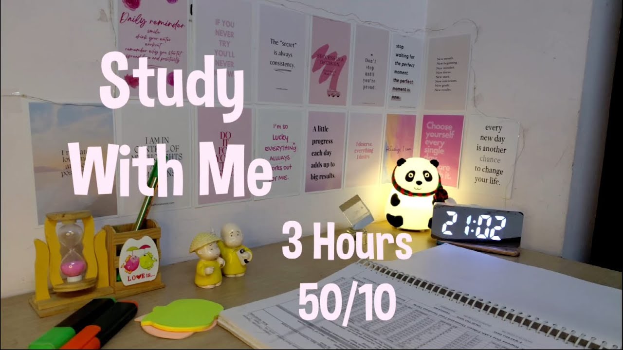 🔴 LIVE Late Night Study with Me 🌙 | 50/10 Pomodoro | Deep focus