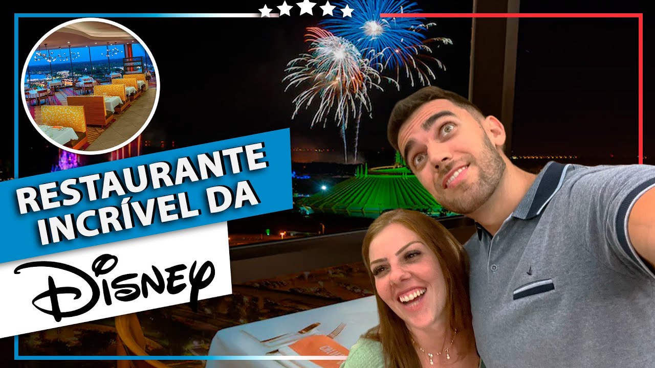 ☑️ Restaurante incrível da Disney! Dá para ver os parques e fogos lá do alto! California Grill!!