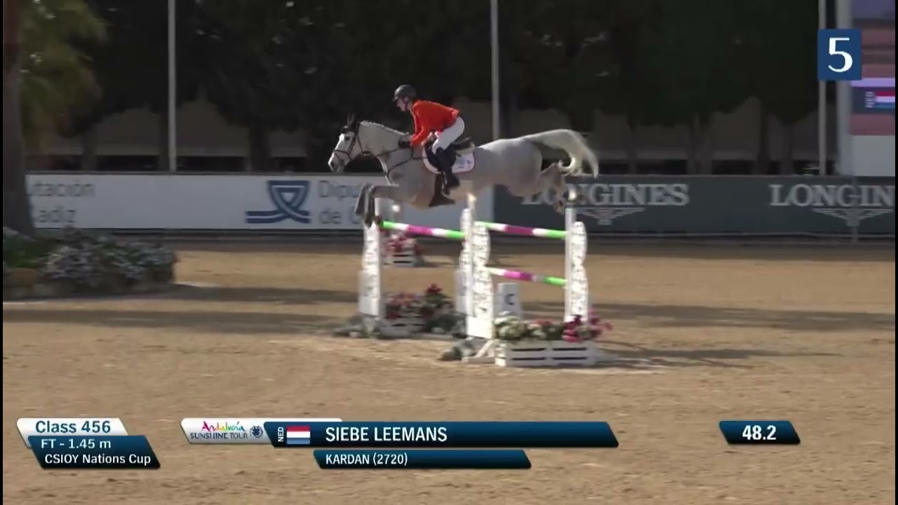 Kardan clear in the 1.45m Young Riders Nations Cup at SST '25