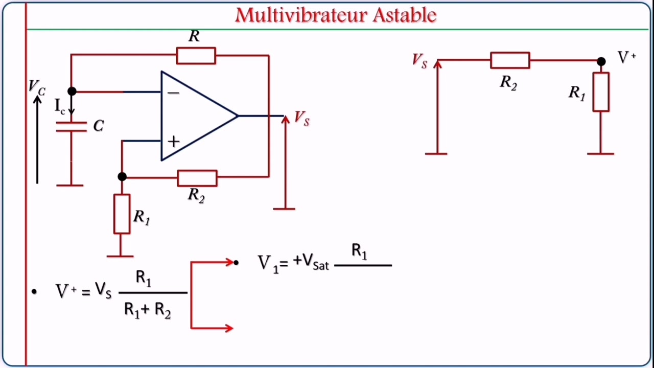Multivibrateur Astable a Amplificateur Opérationnel