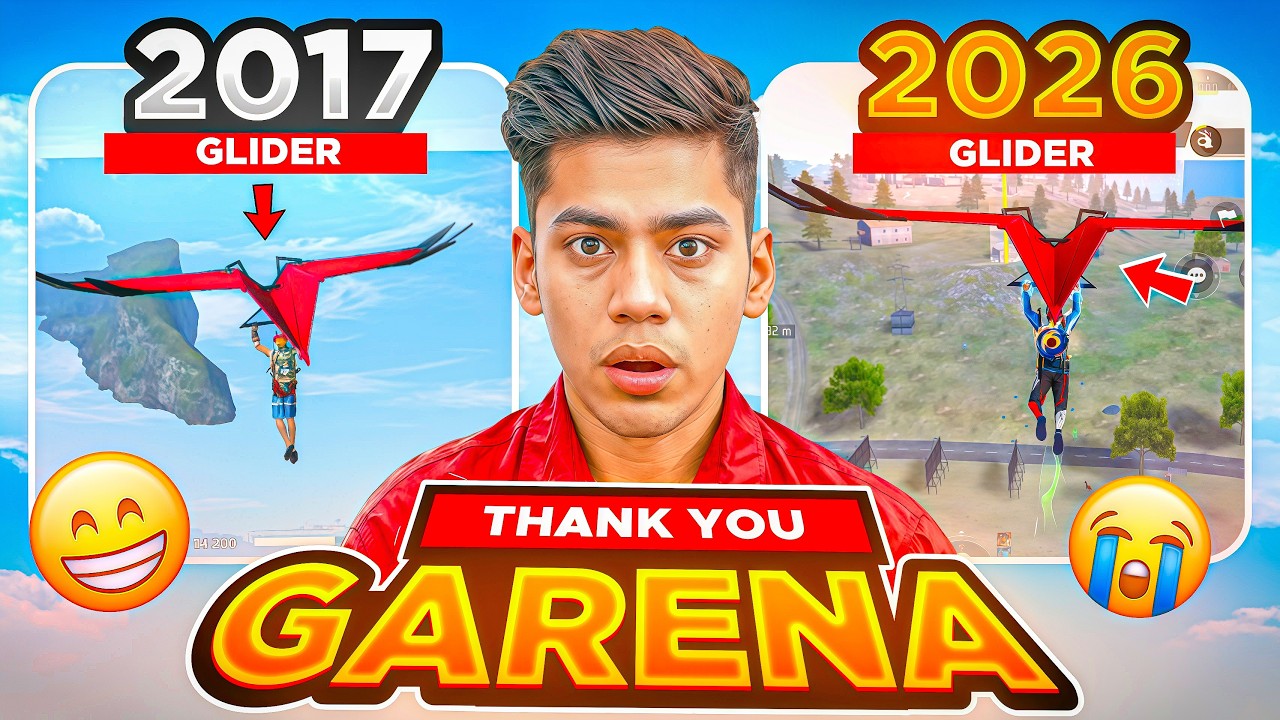 Thanku Garena🥺🙏Glider is Back Old Peak Coming Soon😵&zwj;💫!!