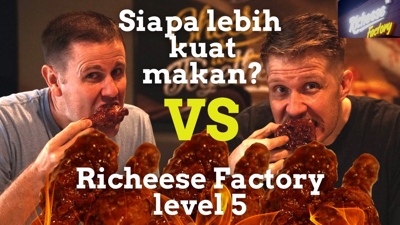 Tantangan makan RICHEESE FACTORY level 5! Siap siap menangis kepedesan