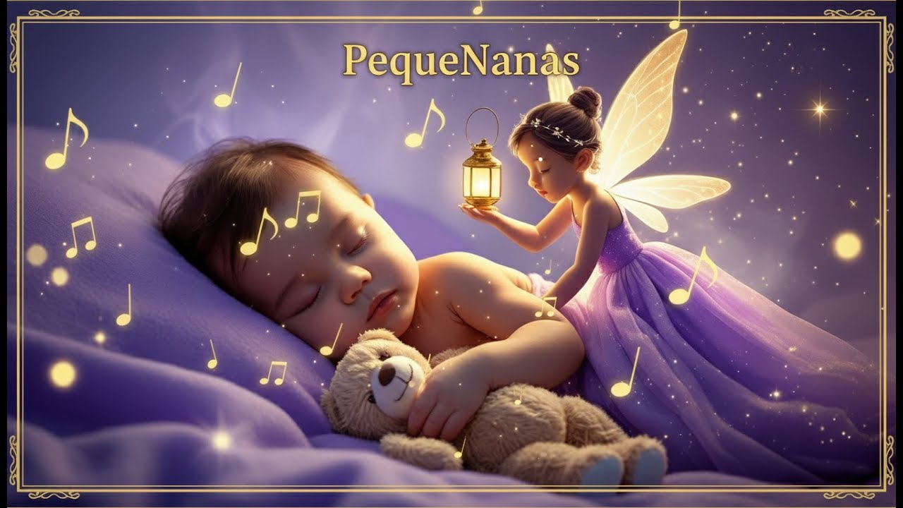 Música Relajante para Dormir😴Nana con Sonidos de la Naturaleza | 3 horas de Música para Dormir Bebés