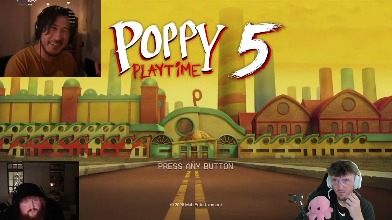 Whiz reacts to Caseoh reacting to Markipliers reaction to poppy playtime 5