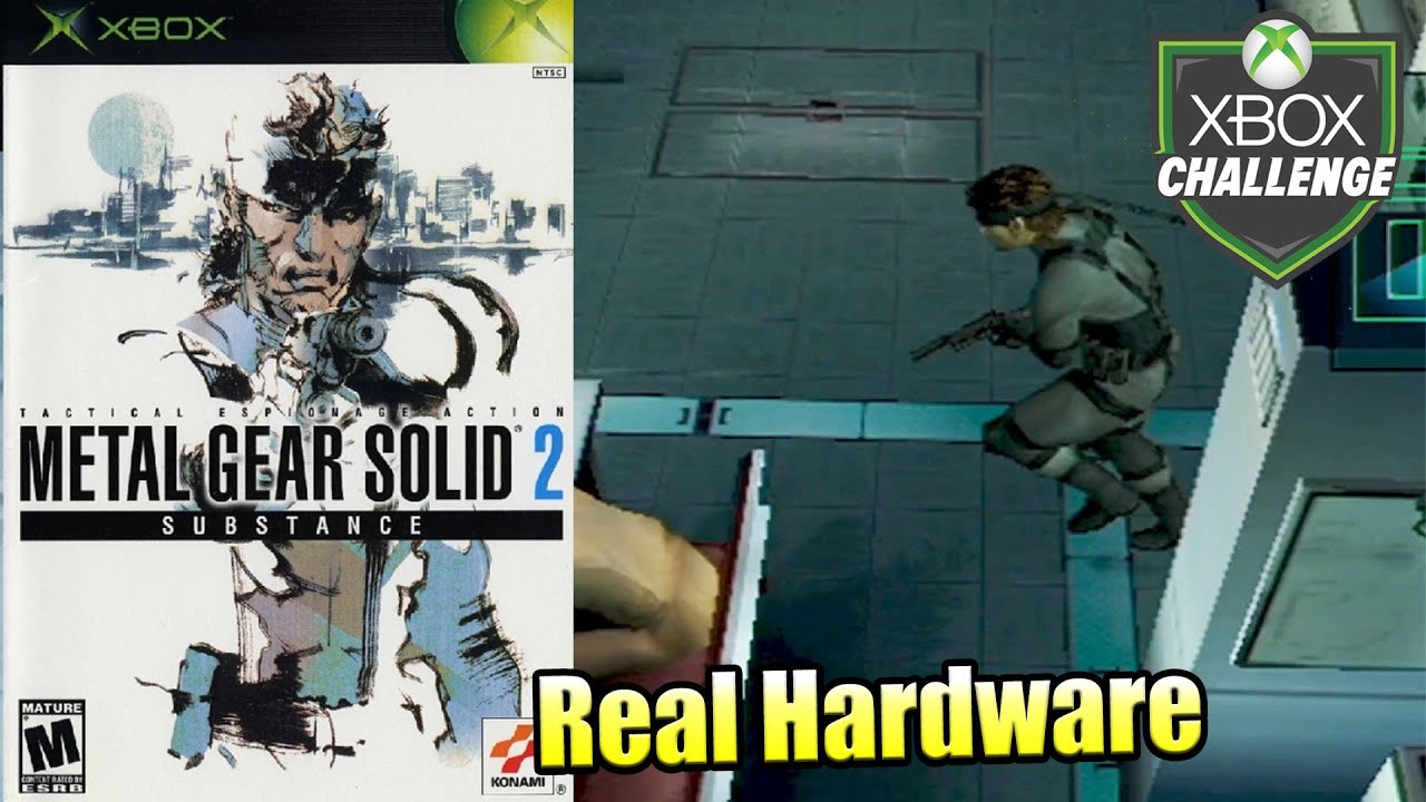 Metal Gear Solid 2 Substance — Xbox OG Gameplay HD — Real Hardware {Component}