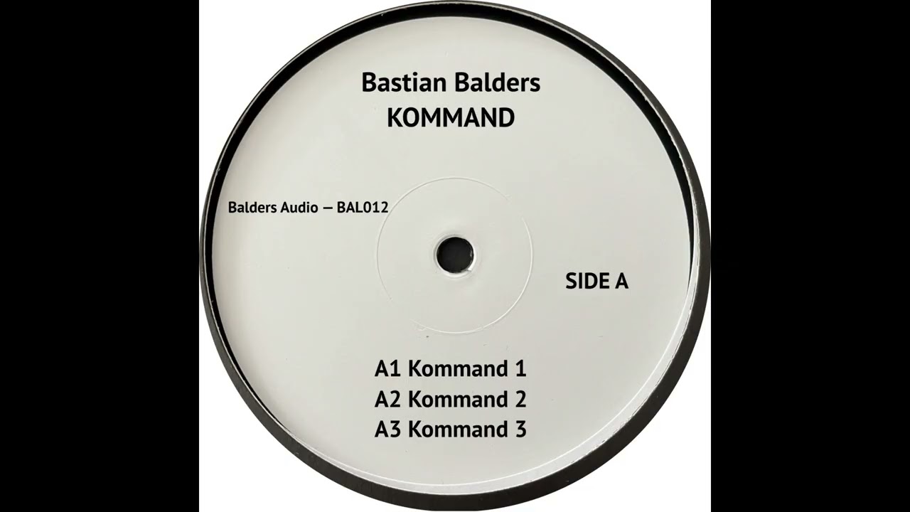 Bastian Balders - Kommand 3 [Premiere I BAL012]