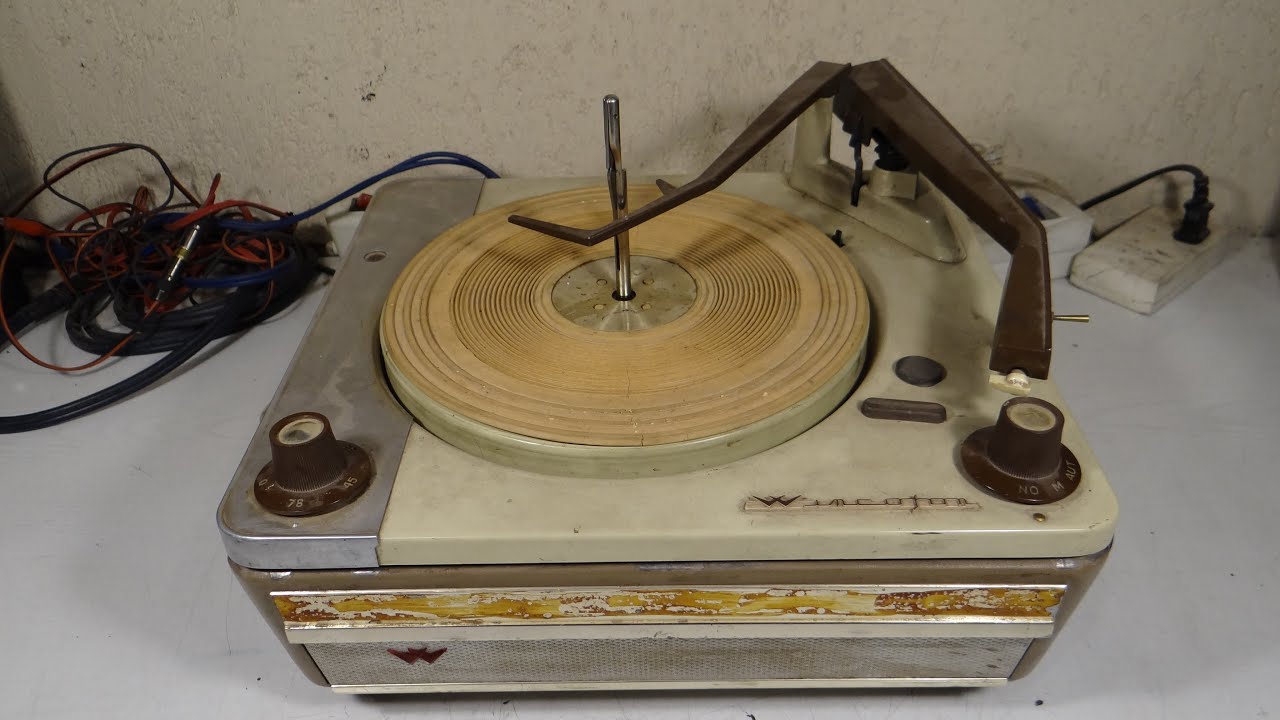 TOCADISCOS TURNTABLE WINCOFON E-2050 ARGENTINA 1966 RESTAURACION P1