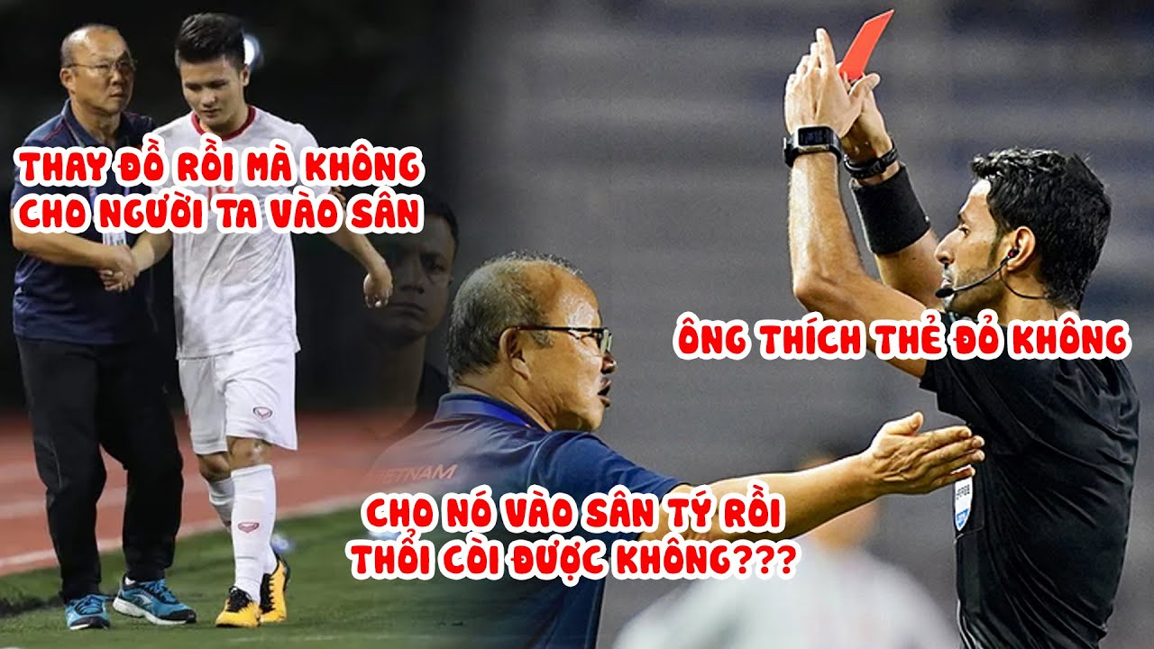 Quang Hải thay đồ sẵn sàng nhưng vẫn bị trọng tài 