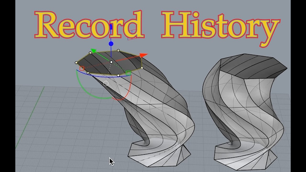 Record History in Rhino 6