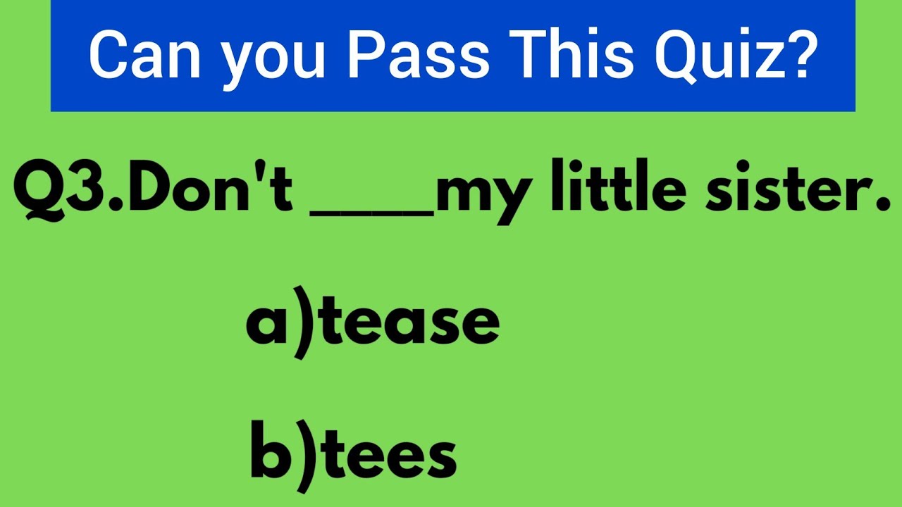 Homonyms Quiz|Can you score 15/15?