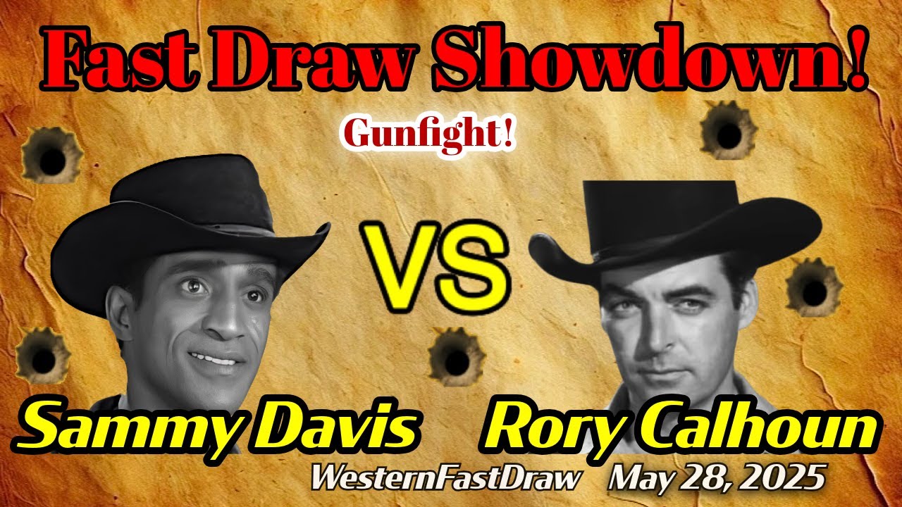 Fastest Gun in the West? Rory Calhoun vs Sammy Davis Jr | Fast Draw Showdown