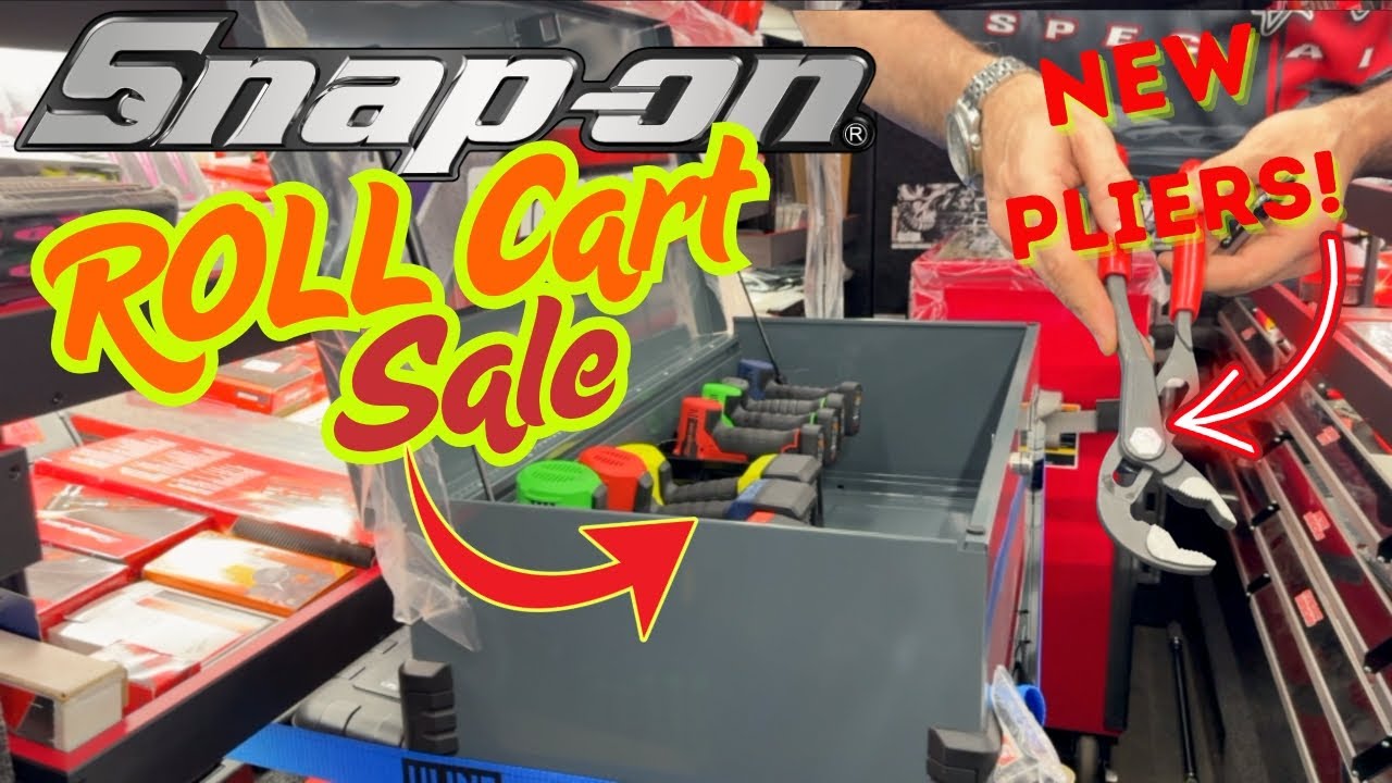 Snap On Roll Cart Sale Plus New Tools