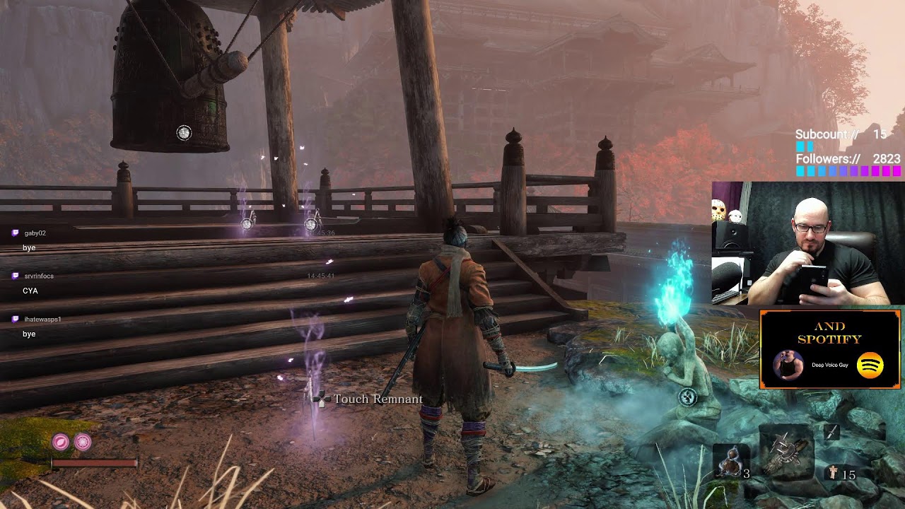 Sekiro first playthrough - Day 1, Hardest souls game ever? Let's find out