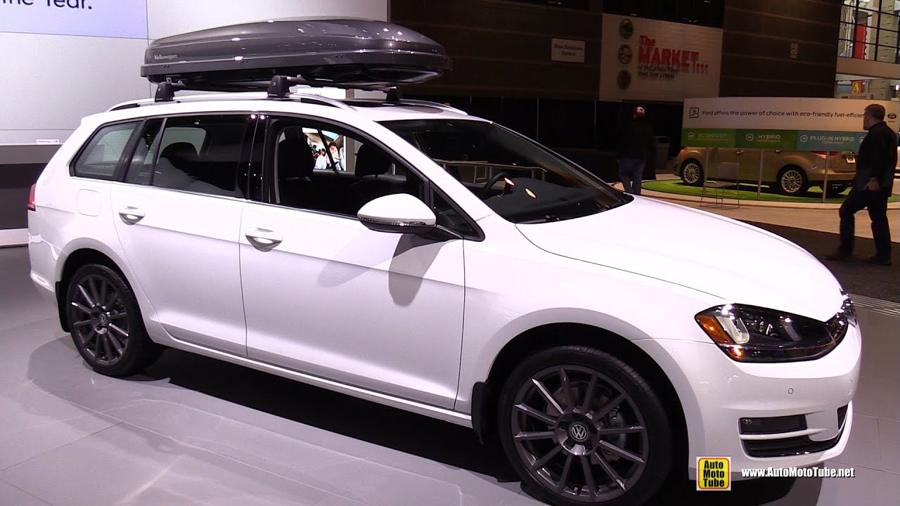 2015 Volkswagen Golf SportWagen TDI - Exterior and Interior Walkaround - 2015 Chicago Auto Show
