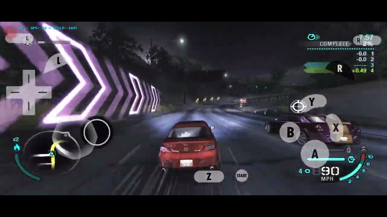 NFS Carbon GC on SD 860 (Dolphin MMJ, Poco x3 Pro)