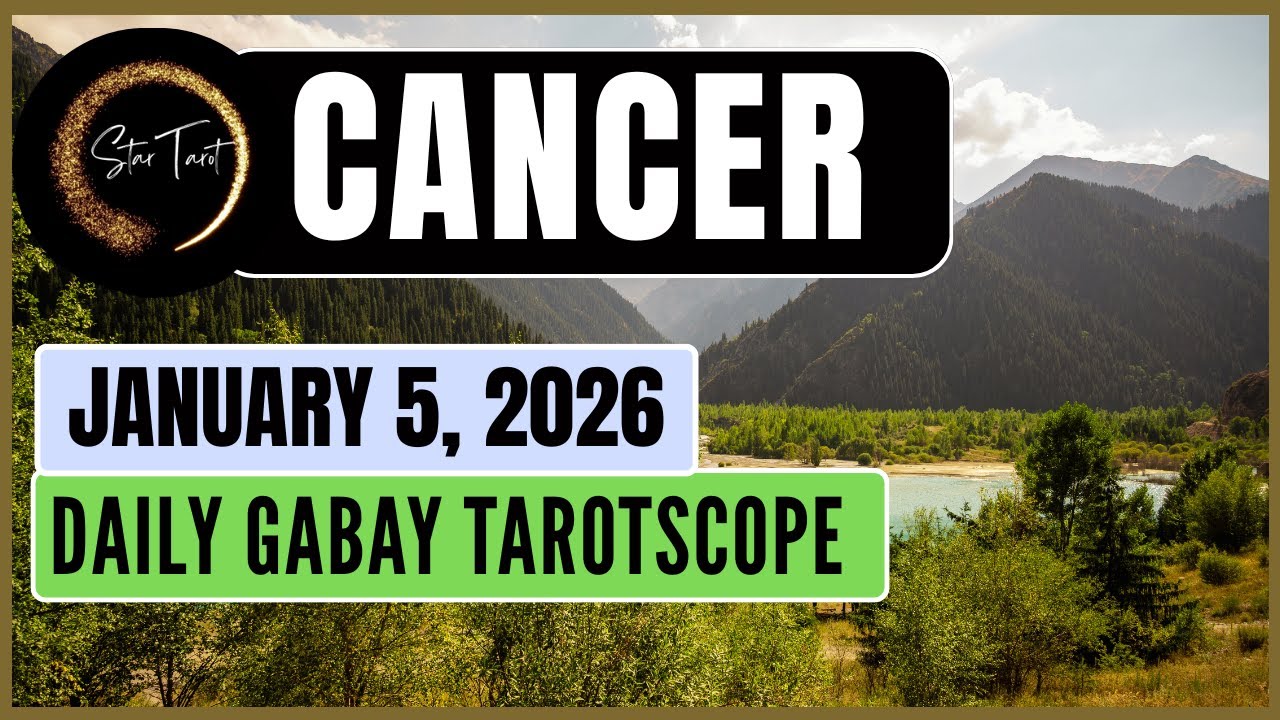 ANO'NG MENSAHE SA'YO NI UNIVERSE CANCER JANUARY 5, 2026  💫GABAY TAROTSCOPE