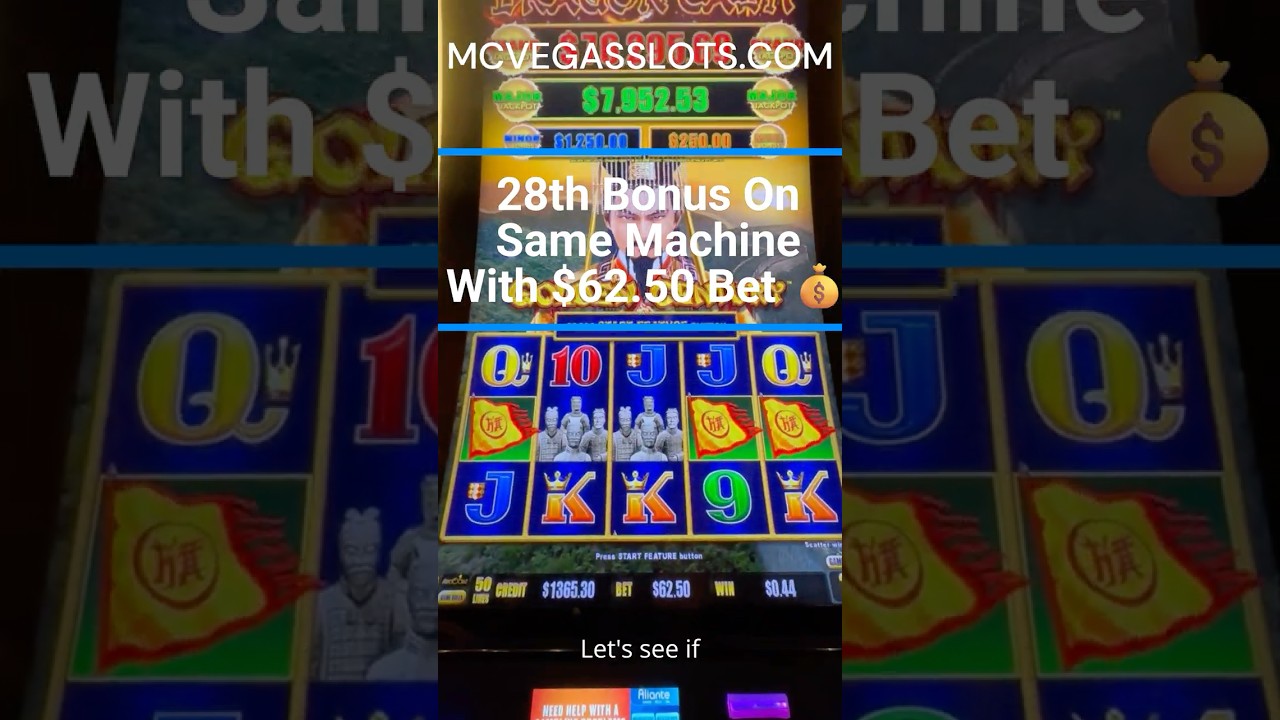 $62.50 Bet On 28th High Limit Dragon Link🐉Bonus That Led To Multiple Jackpots On The Same Machine