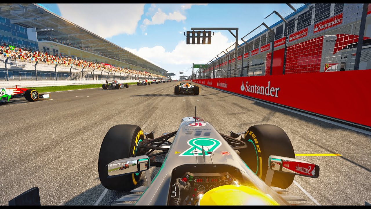 Lewis Hamilton - Mercedes Benz W04 | Nürburgring | F1 2013 Gameplay