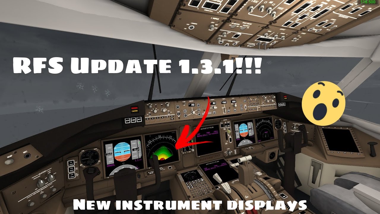 RFS Real Flight Simulator | Update 1.3.1 | New cockpit instrument displays