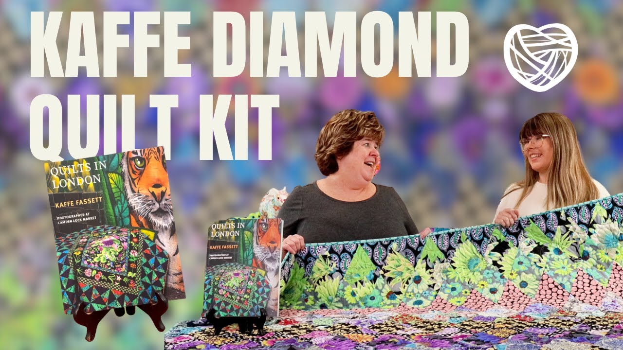 Quilters Are Losing It Over This Kaffe Diamond Quilt Kit!