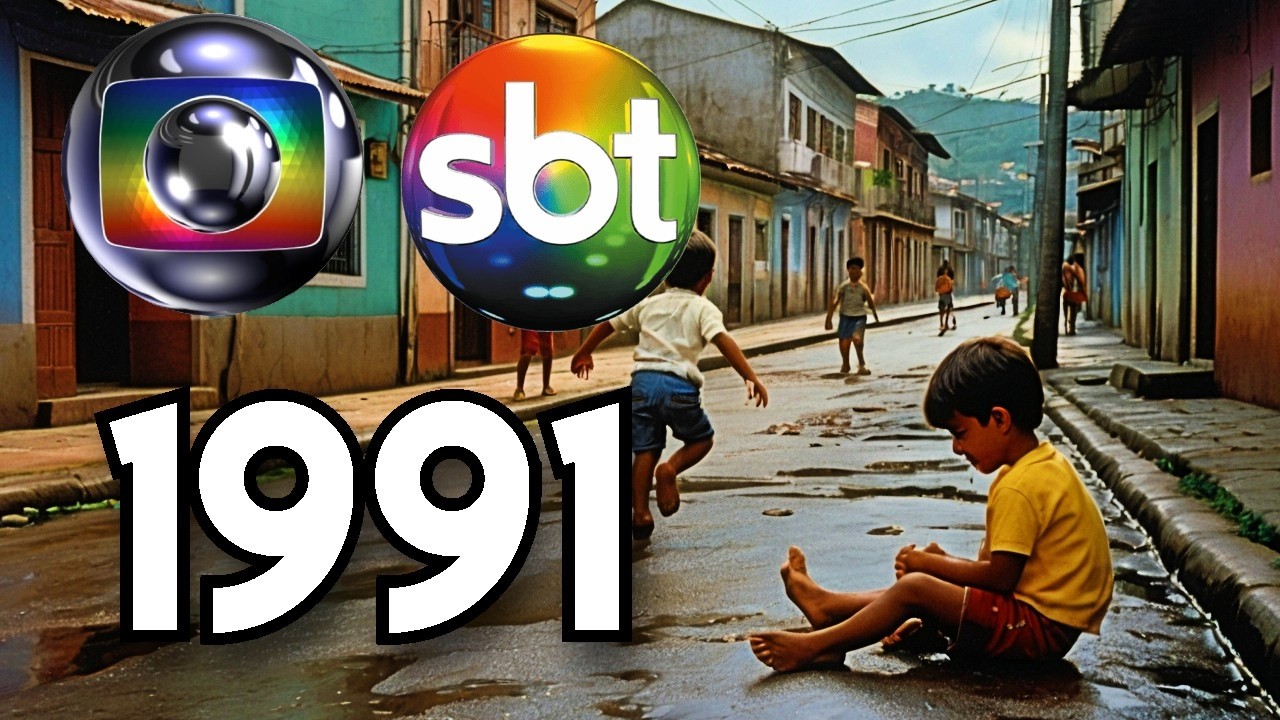 Globo e SBT Programação em 1991