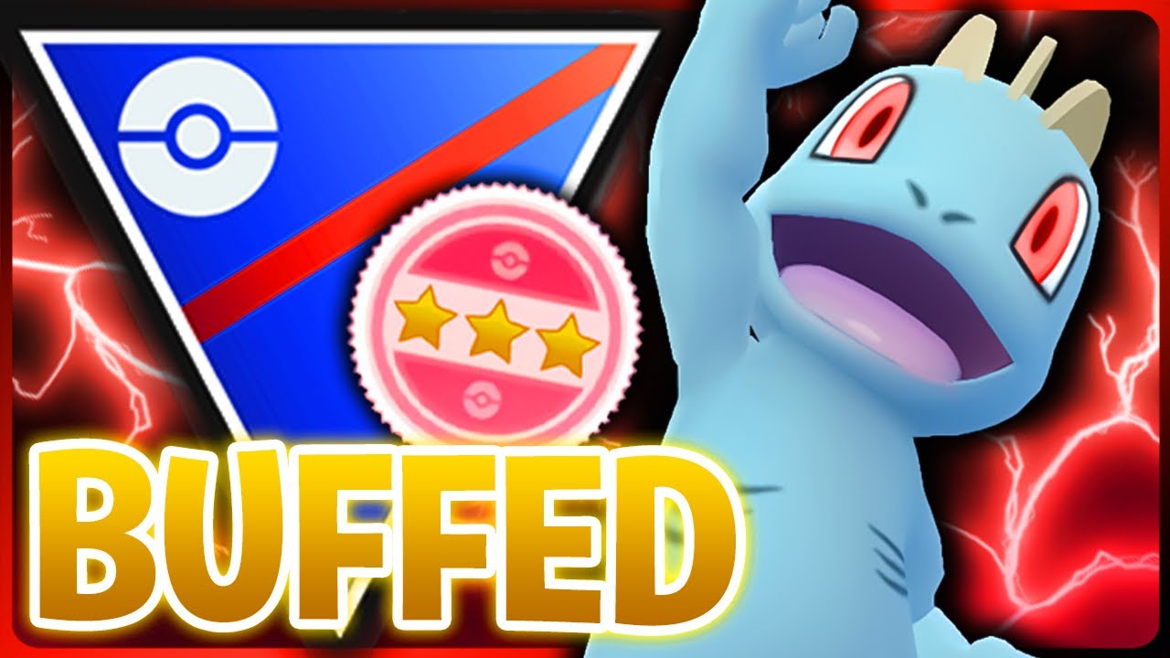 *BUFFED* 100% XL Machop SHOULDN'T hit this HARD in the Great League | GO BATTLE LEAGUE