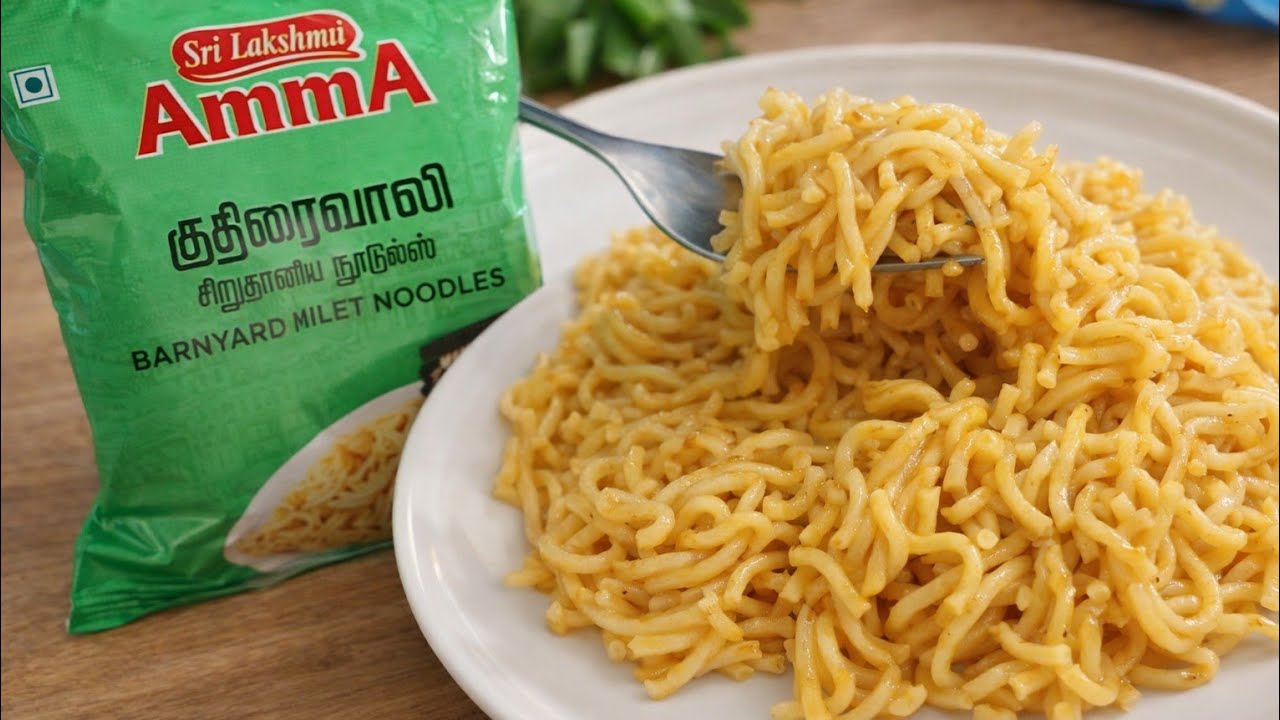 These Noodles are really healthy | Barnyard millet noodles/kuthirai vali | குதிரைவாலி சிறு தானியம்