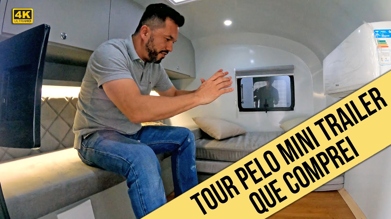 Fui conhecer o mini trailer que comprei. A aventura vai começar.