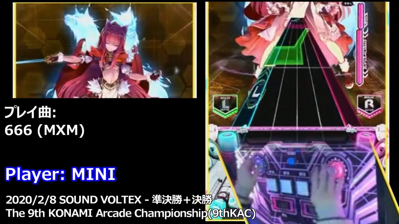 9thKAC SOUND VOLTEX 準決勝＋決勝(MINIさん) 抜粋