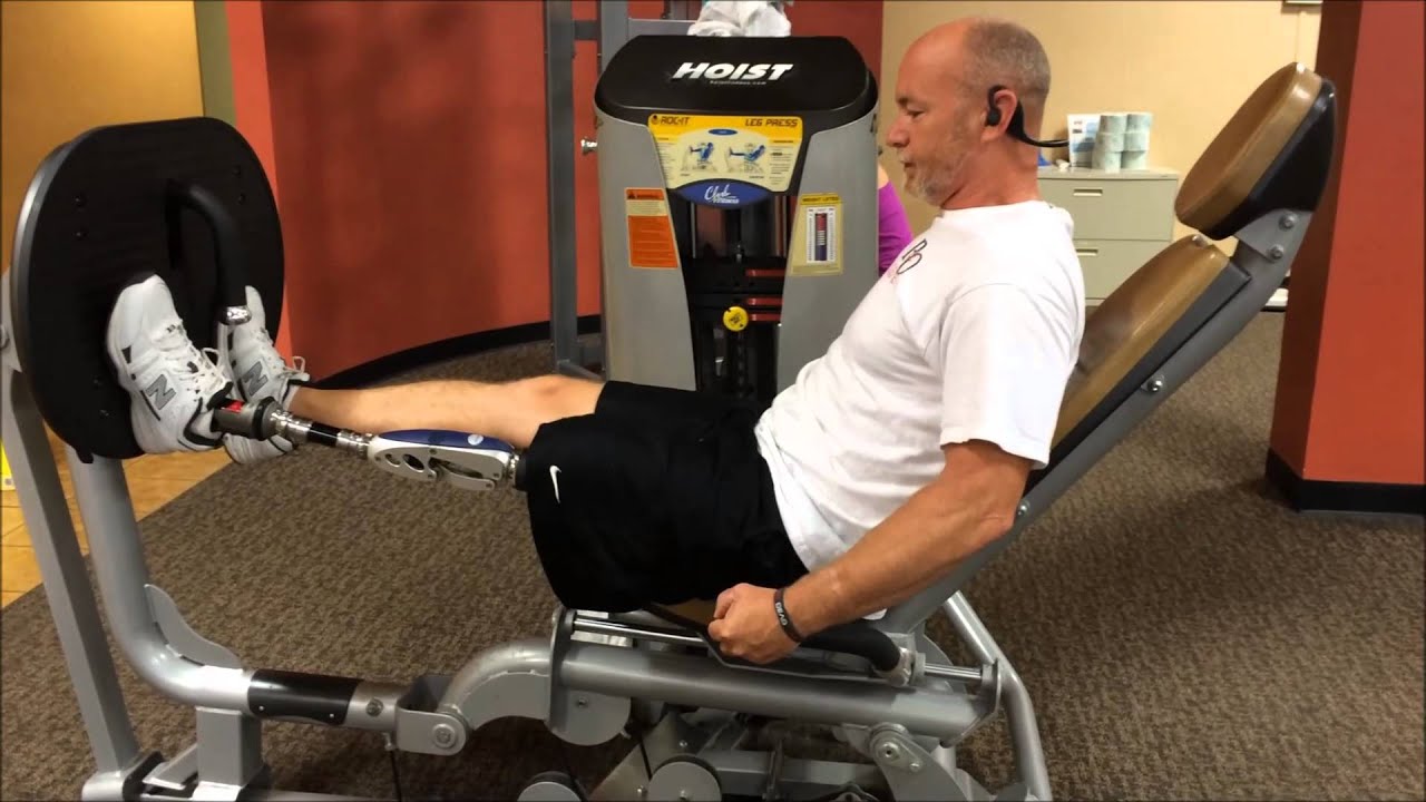One leg Amputee Exercise L A K A