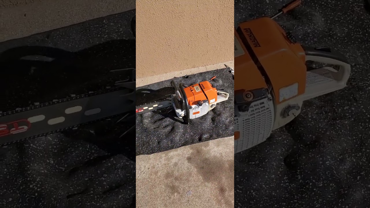 Stihl MS880 второй запуск