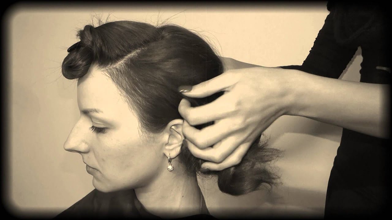 Účes 30. let - kadeřnický salon Táňa Kmenta
